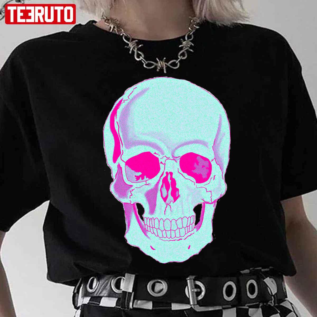 Skull Neon Halloween Unisex T-Shirt