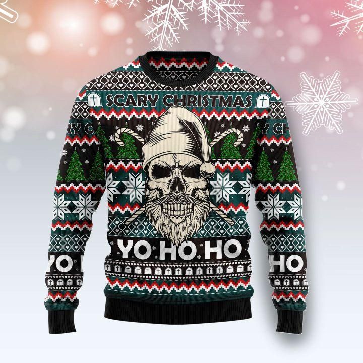 Skull Scary Ugly Christmas Sweater | For Men & Women | Adult | US1845- Best Christmas Gifts 2023