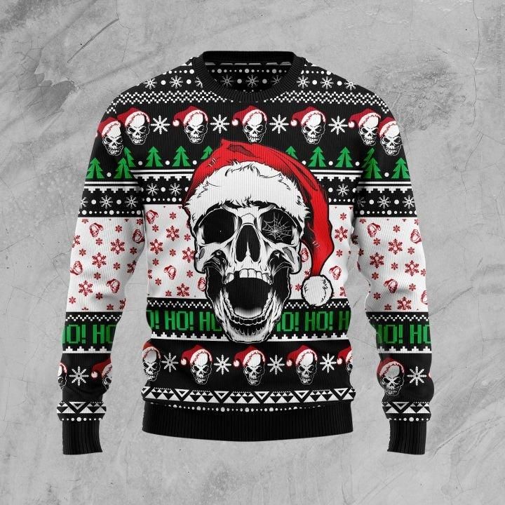 Skull Ugly Christmas Sweater | For Men & Women | Adult | US1614- Best Christmas Gifts 2023