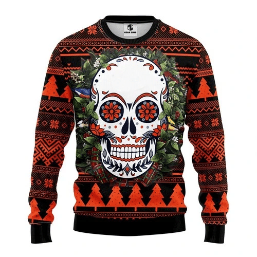 Skull Ugly Christmas Sweater | For Men & Women | Adult | US3080- Best Christmas Gifts 2023