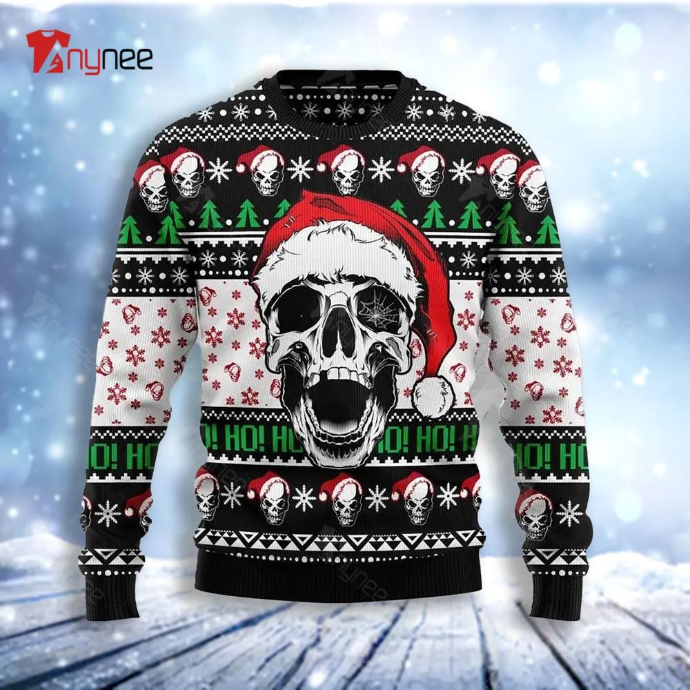 Skull Xmas Ugly Christmas Sweater- Best Christmas Gifts 2023