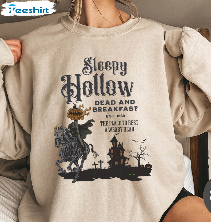 Sleepy Hollow Shirt, Vintage Halloween Crewneck Unisex Hoodie