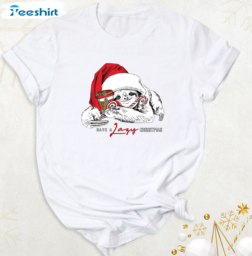 Sloth Christmas Shirt, Christmas Koala Unisex T-shirt Crewneck