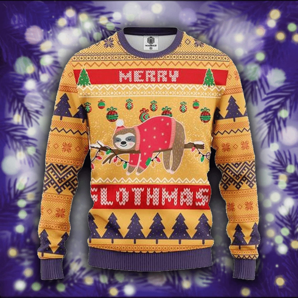 Sloth Ugly Christmas Sweater | For Men & Women | Adult | US1771- Best Christmas Gifts 2023