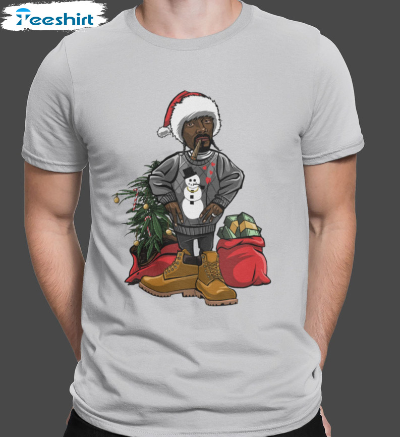 Snoop Dogg Xmas Shirt, Christmas Funny Rap Crewneck Unisex Hoodie