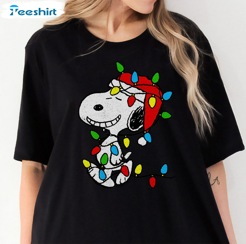 Snoopy Dog Christmas Shirt – Snoopy Dog Crewneck Sweatshirt