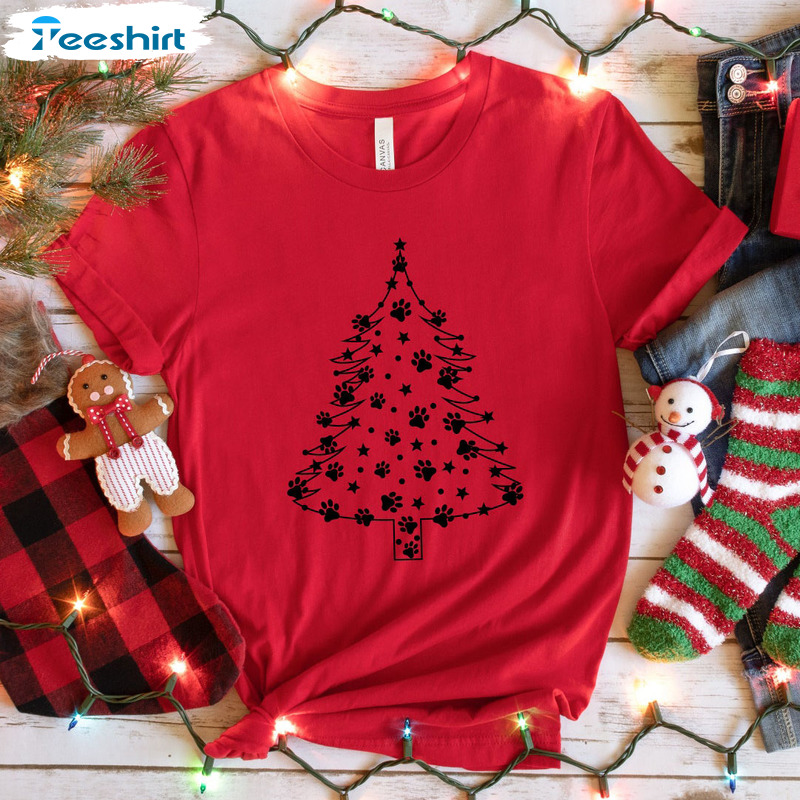 Snoopy Dog Shirt – Christmas Tree Vintage Unisex Hoodie Crewneck