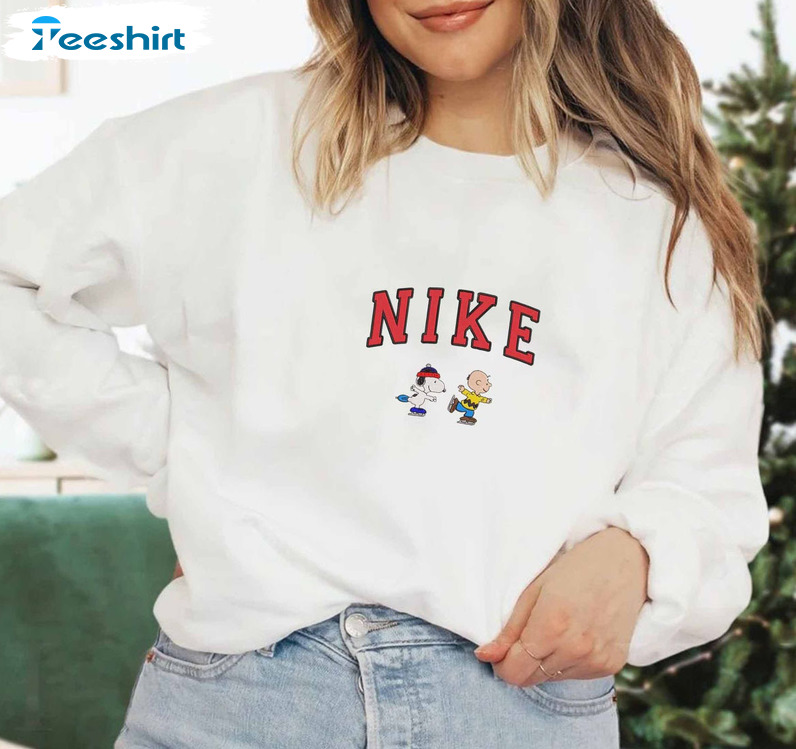 Snoopy Nike Christmas Sweatshirt, Short Sleeve