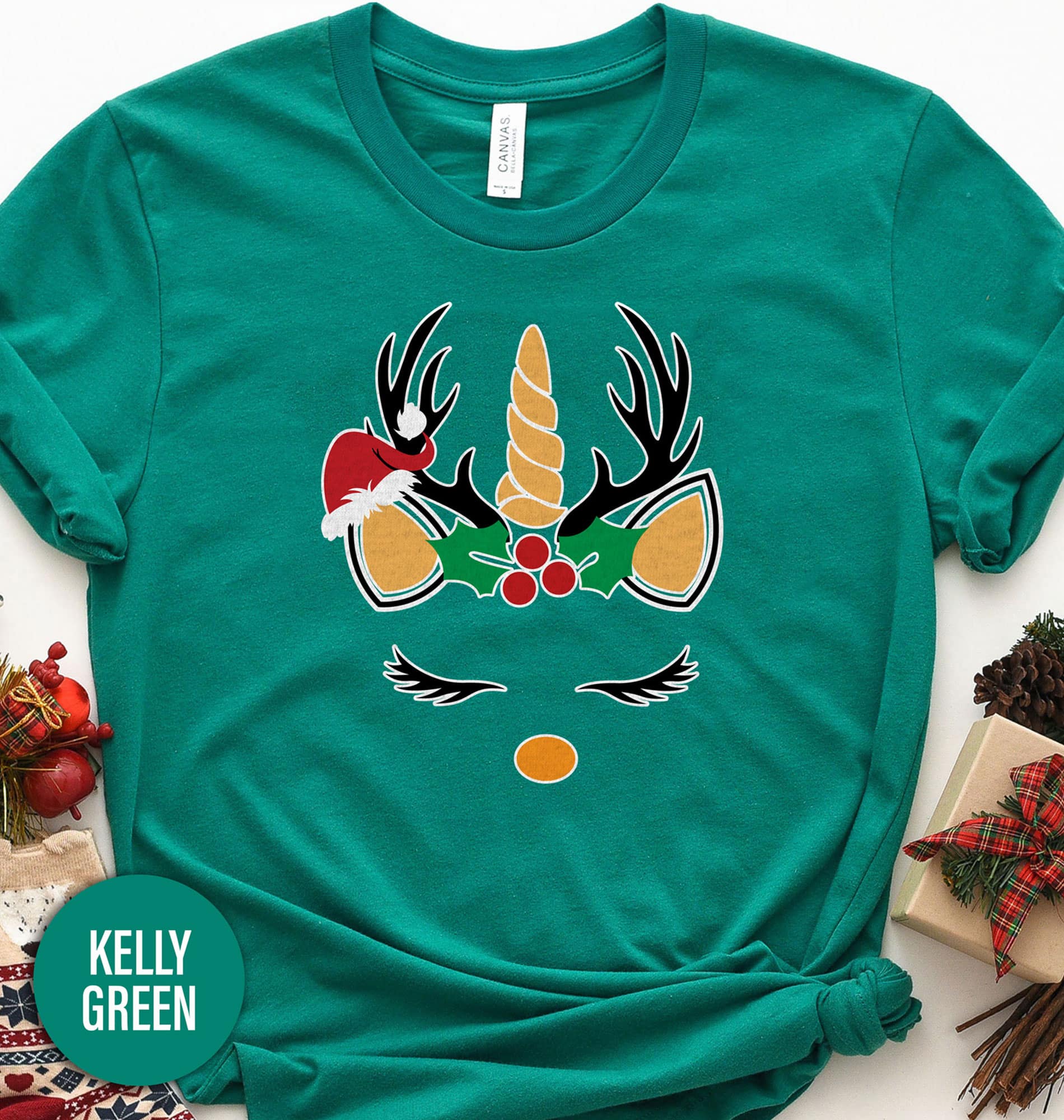 Snow Unicorn Xmas Shirt  Exclusive