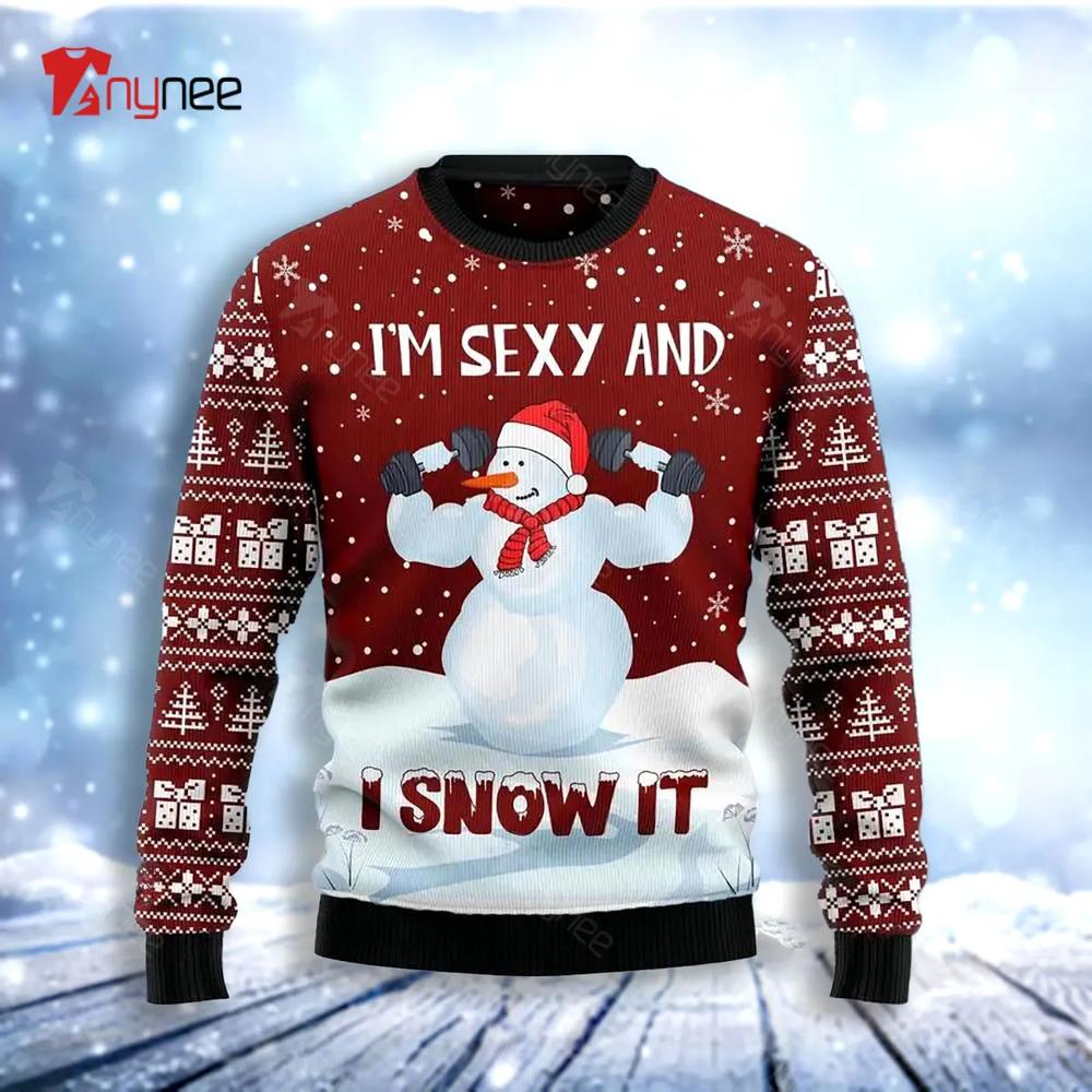 Snowman Christmas Ugly Christmas Sweater- Best Christmas Gifts 2023