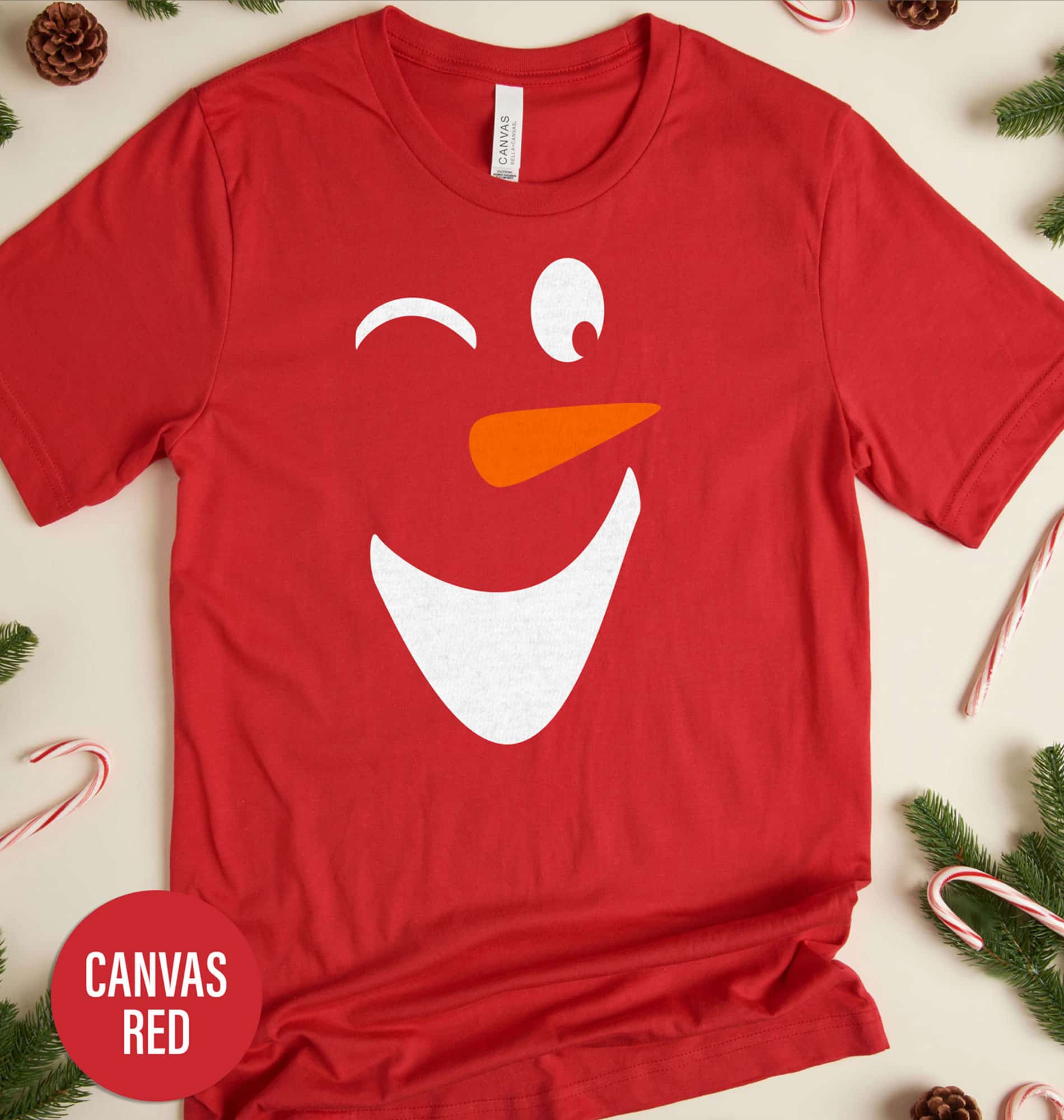 Snowman Delight: Ladies’ Christmas Shirt