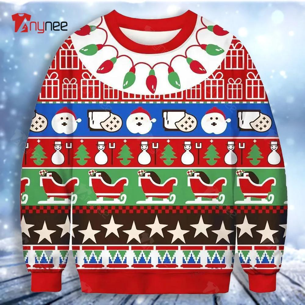 Snowman Tree Ugly Christmas Sweater- Best Christmas Gifts 2023