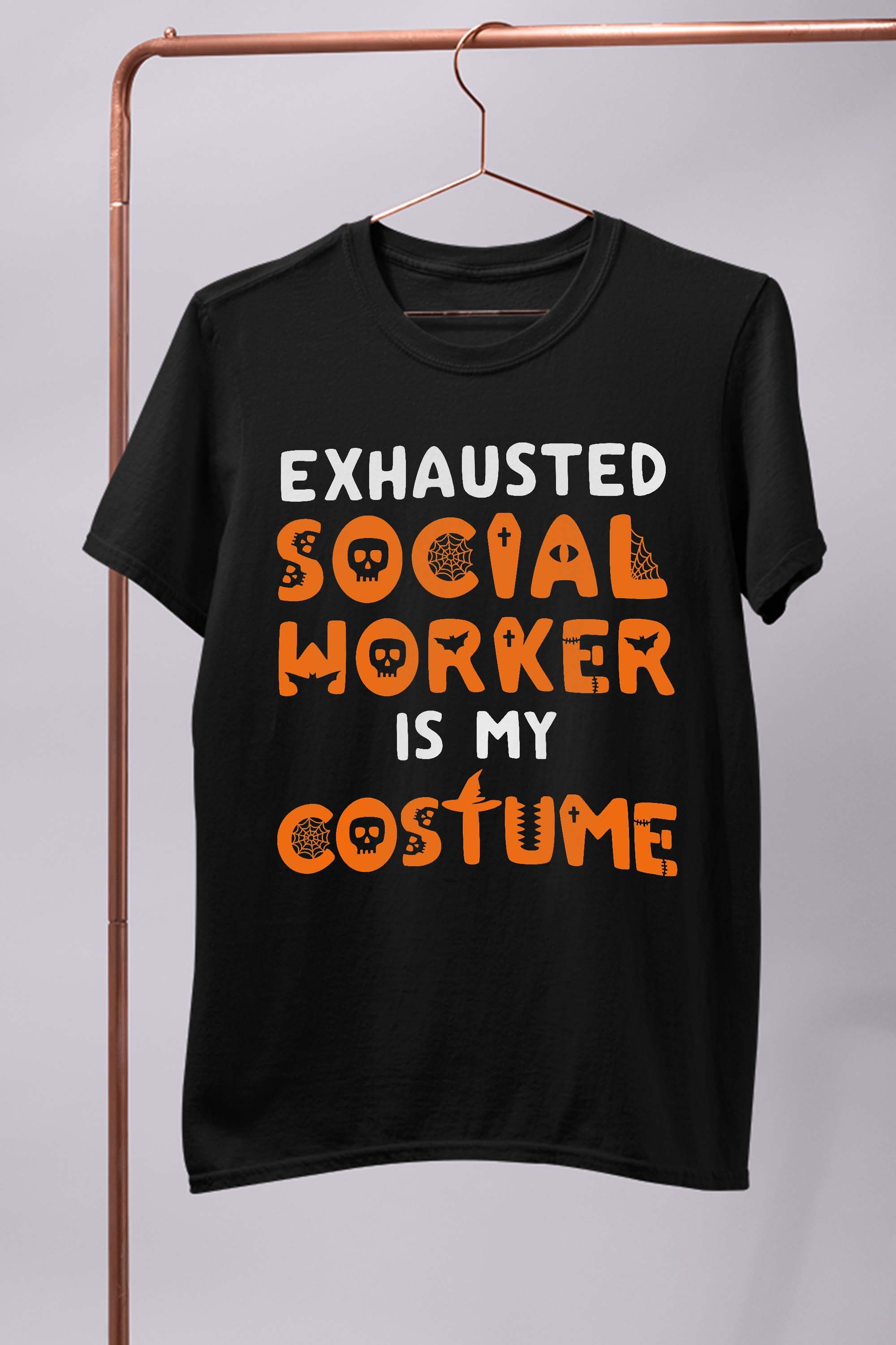 Social Worker Halloween Funny School Social Work Costume T-Shirt