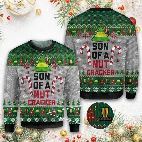 Son Of A Nut Cracker Ugly Christmas Sweater | For Men & Women | Adult | US3758- Best Christmas Gifts 2023