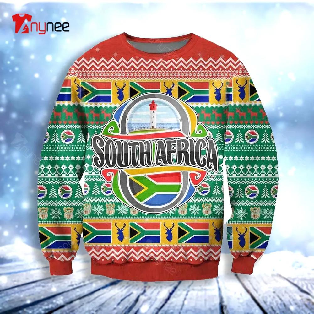 South Africa Knitting Pattern Ugly Christmas Sweater- Best Christmas Gifts 2023