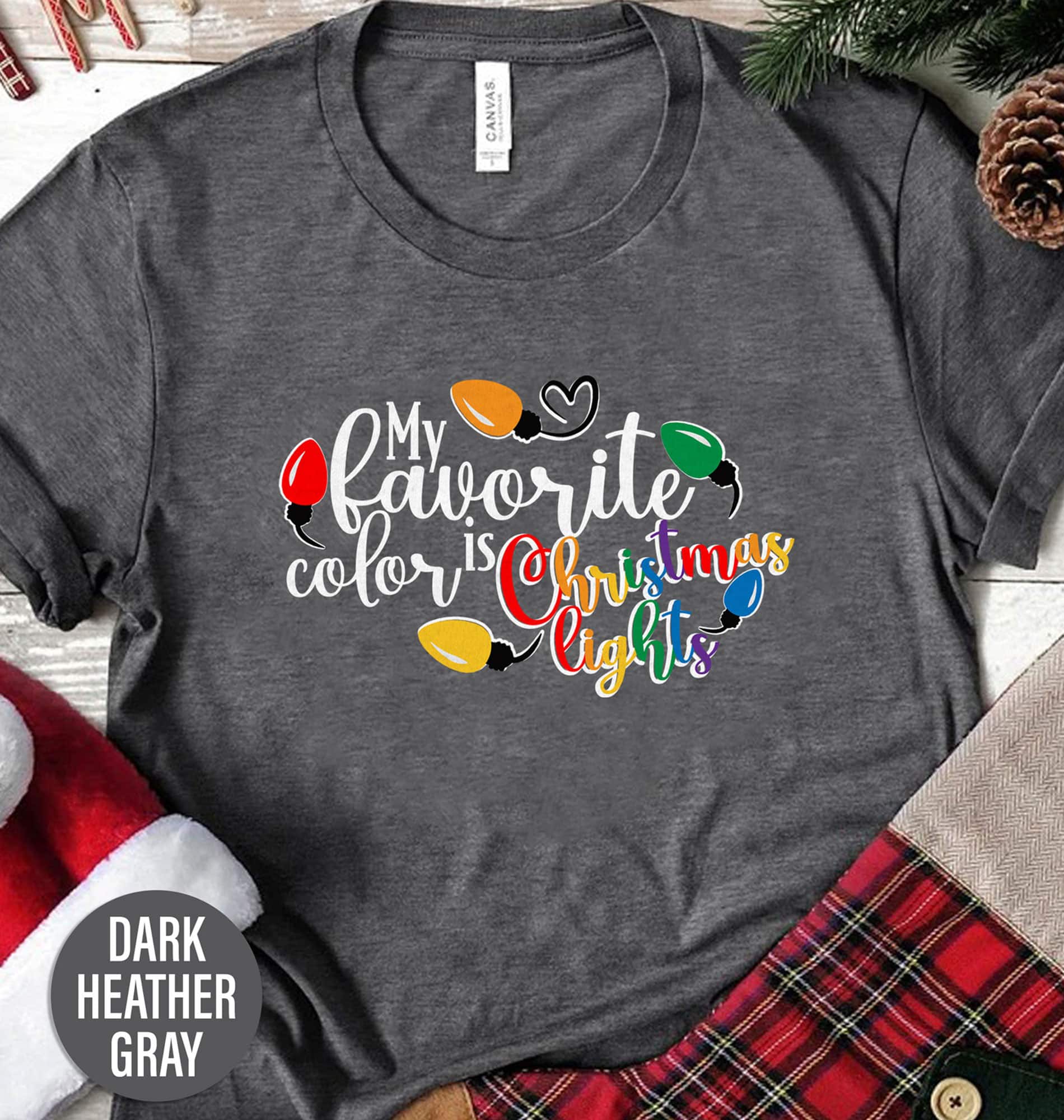 Sparkling Christmas Lights Holiday Shirt