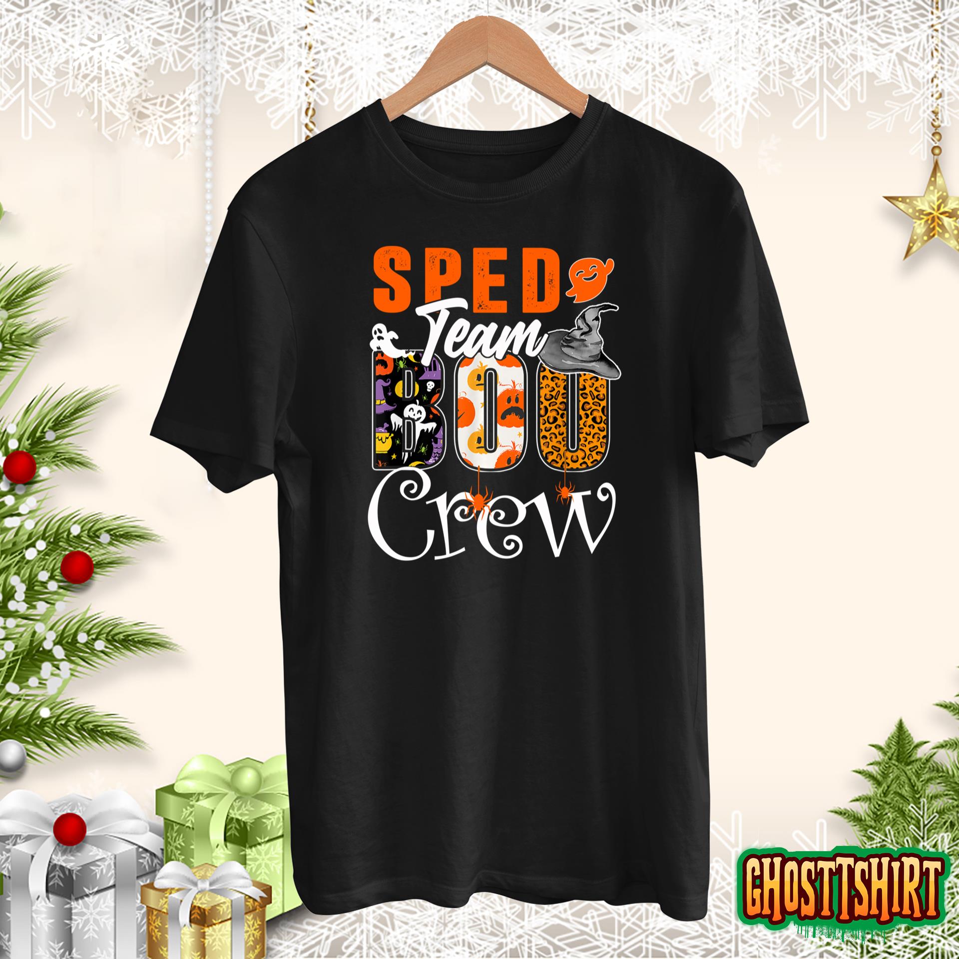 Sped Team Boo Crew Halloween Costume Special Education Crew Hoodie