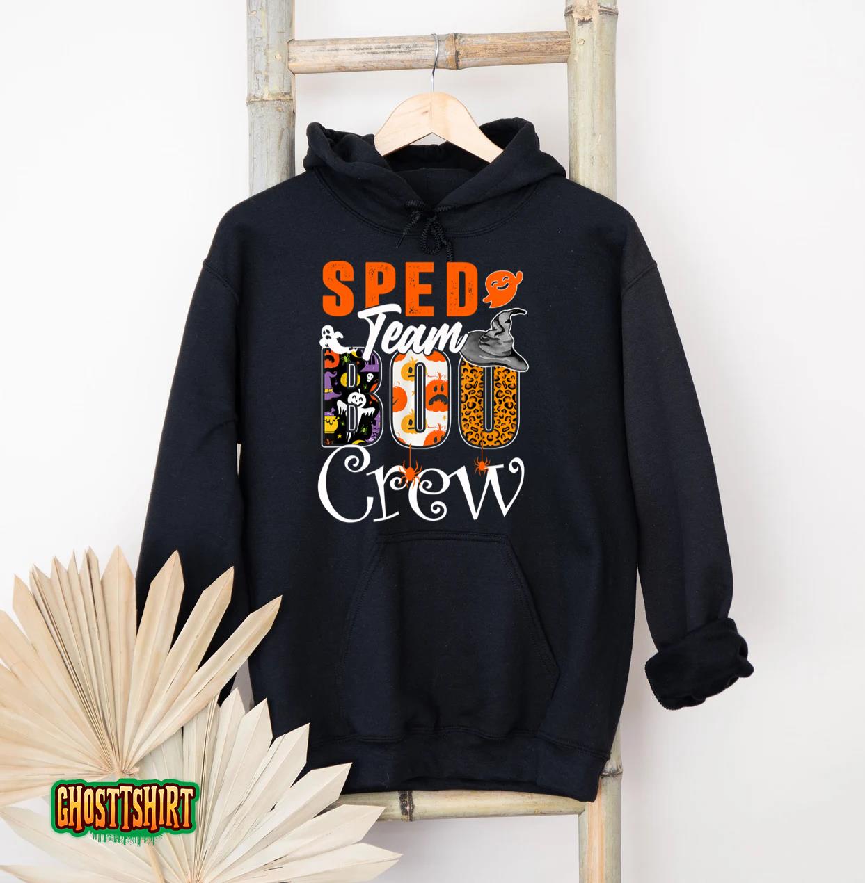 Sped Team Boo Crew Halloween Costume Special Education Crew Hoodie