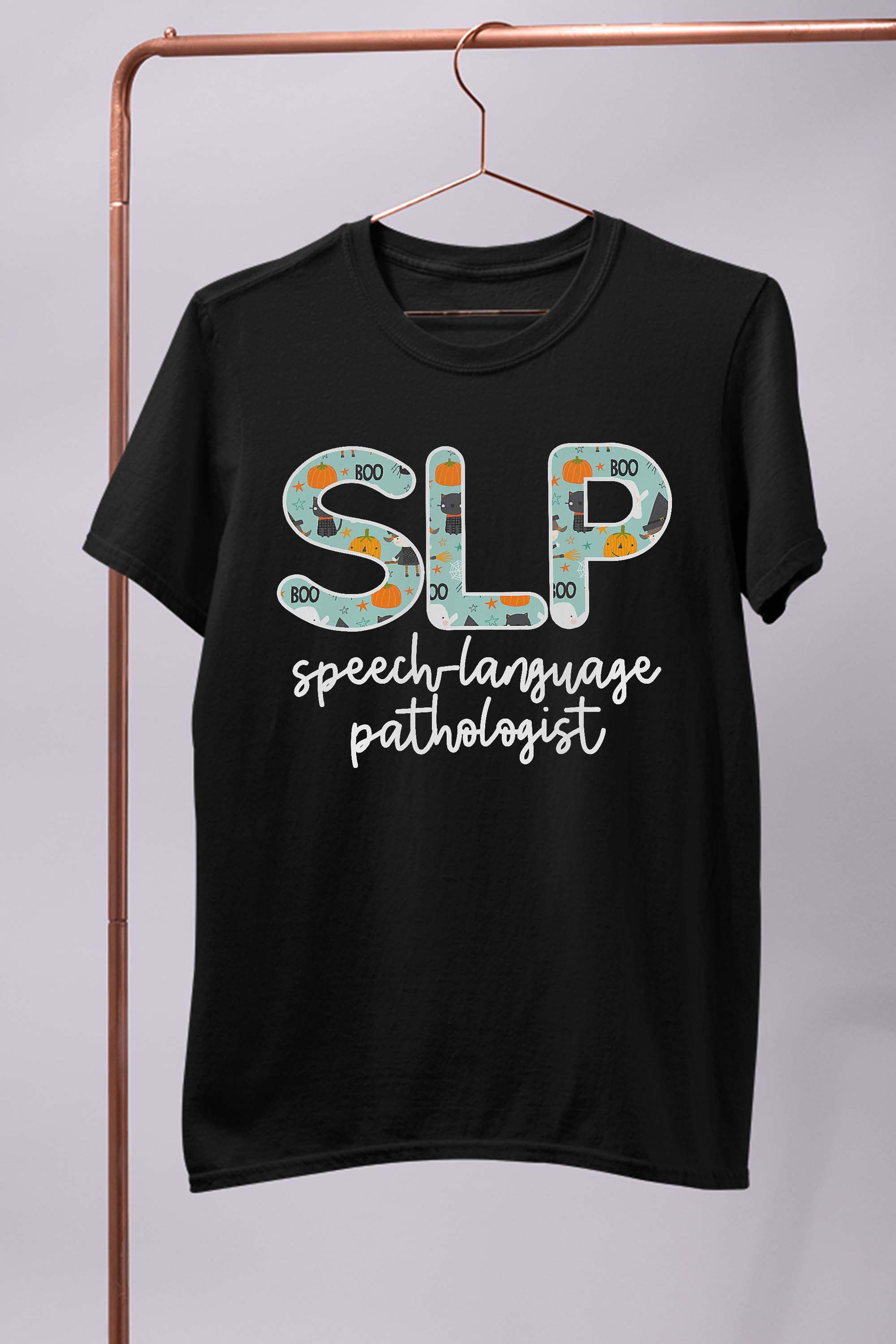 Speech Therapy Halloween for SLP Therapist Gift T-Shirt