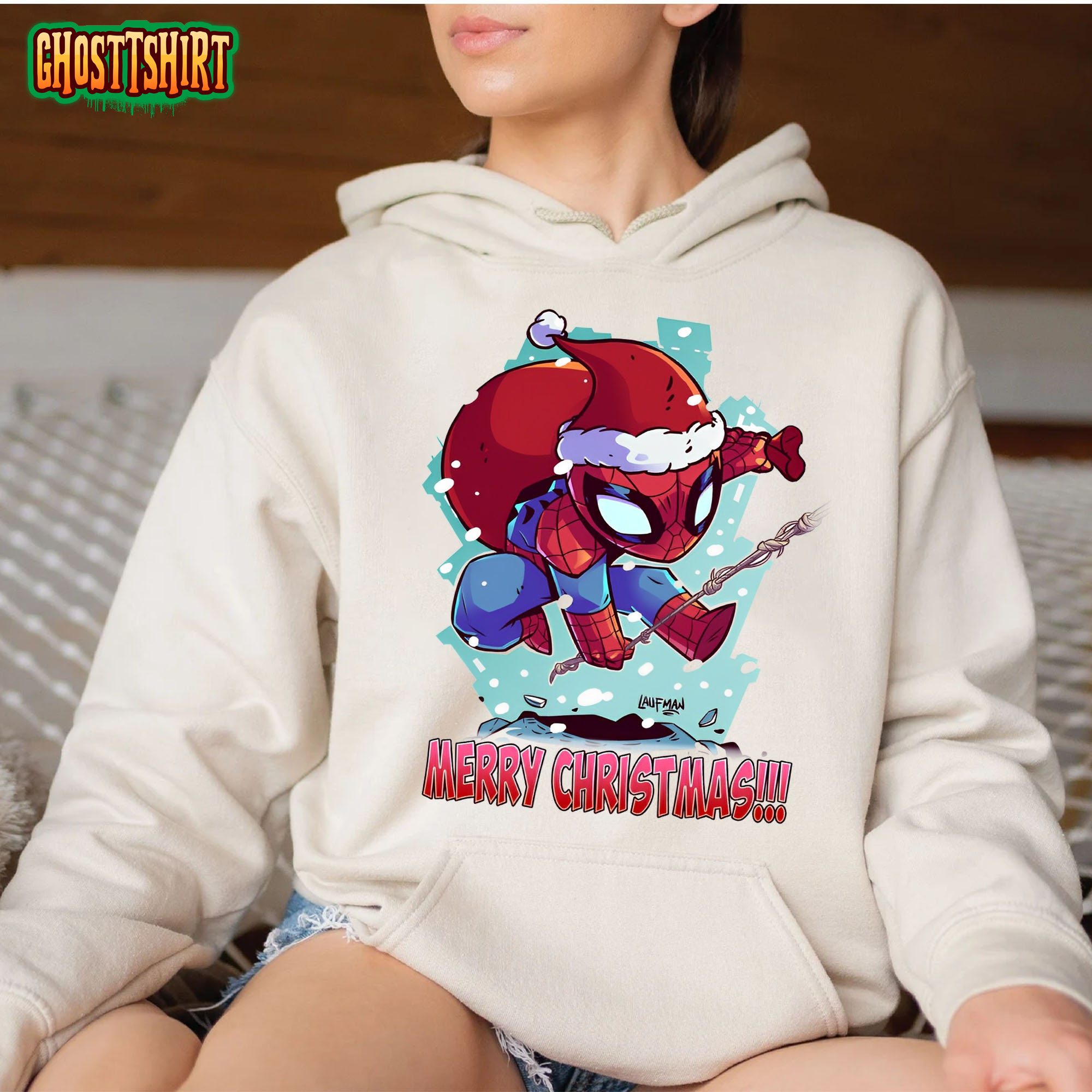 Spider Man Happy Christmas Sweatshirt