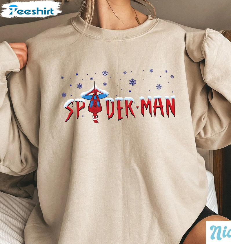 Spiderman Christmas Funny Shirt, Peter Parker Short Sleeve Hoodie