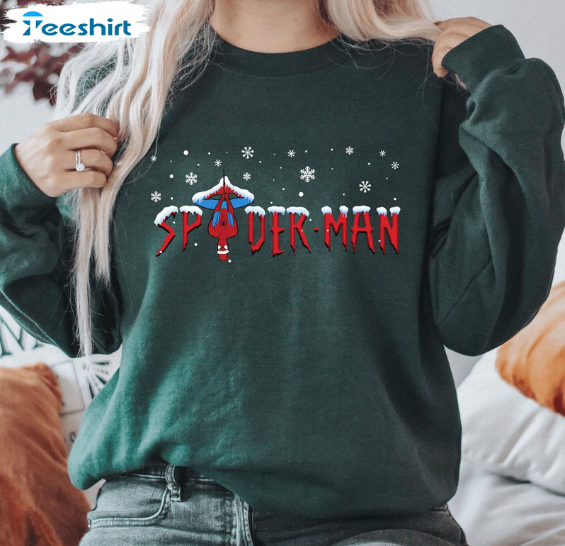 Spiderman Christmas Funny Shirt, Peter Parker Short Sleeve Hoodie