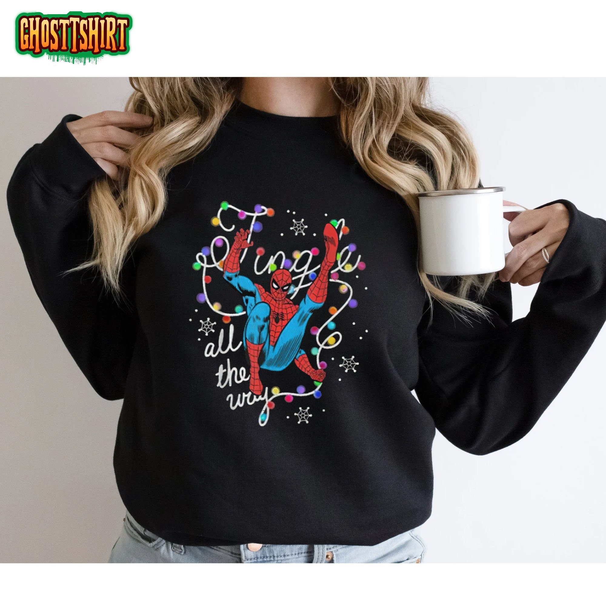 Spiderman Marvel Avengers Christmas Sweatshirt