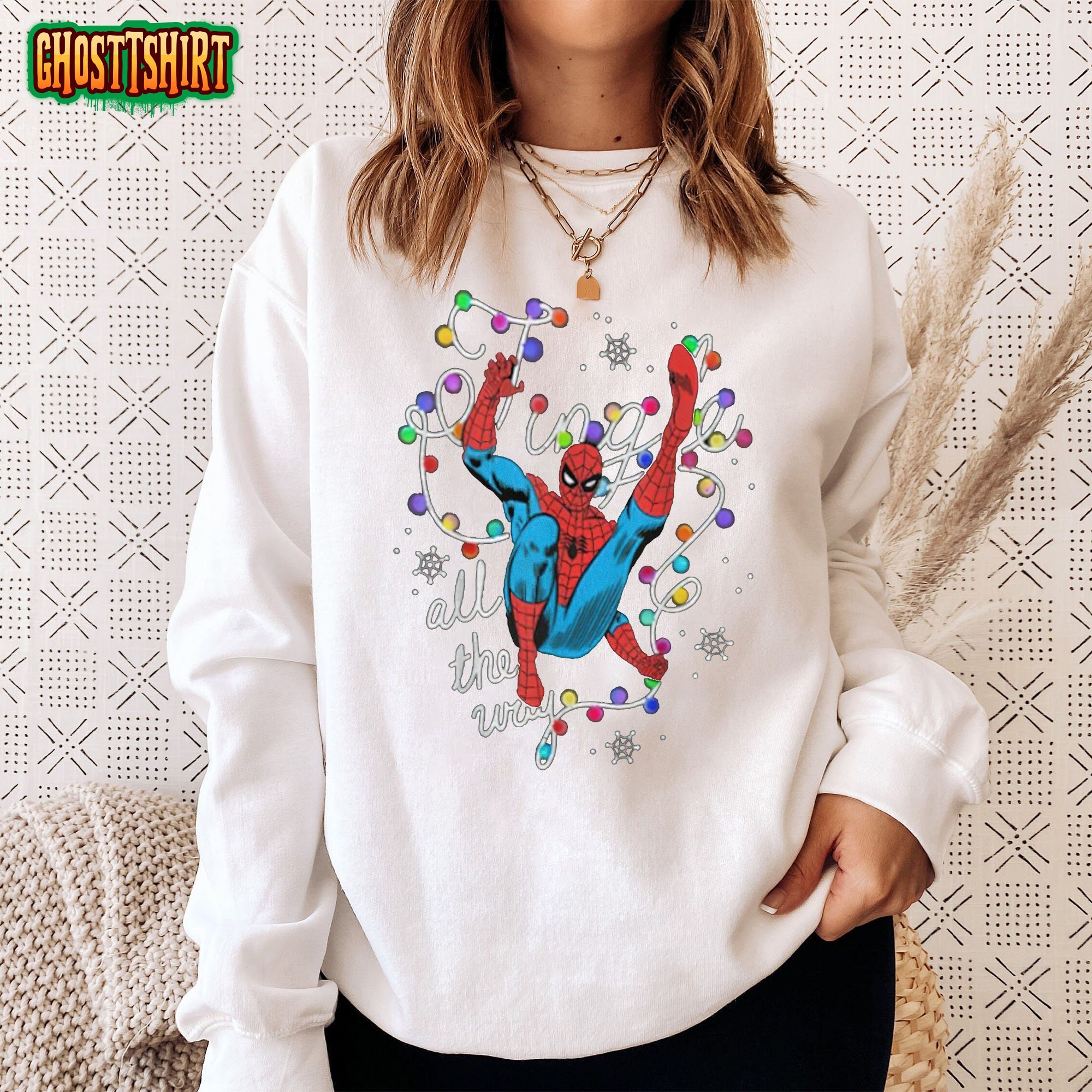 Spiderman Marvel Avengers Christmas Sweatshirt