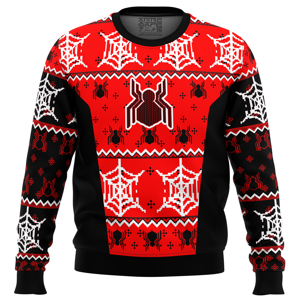 Spiderman Uniform Ugly Christmas Sweater- Best Christmas Gifts 2023