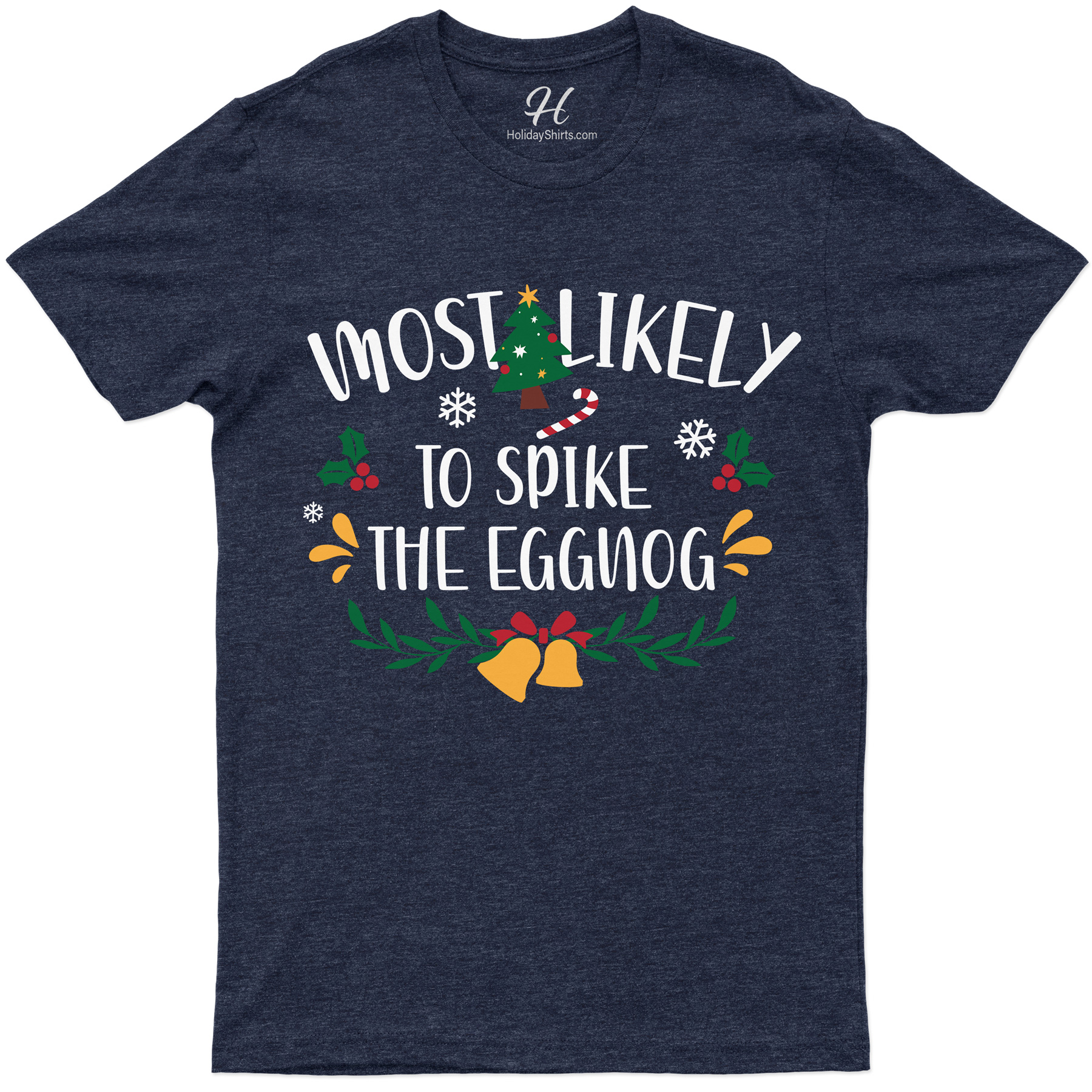 Spike the Eggnog Festive Christmas Shirt