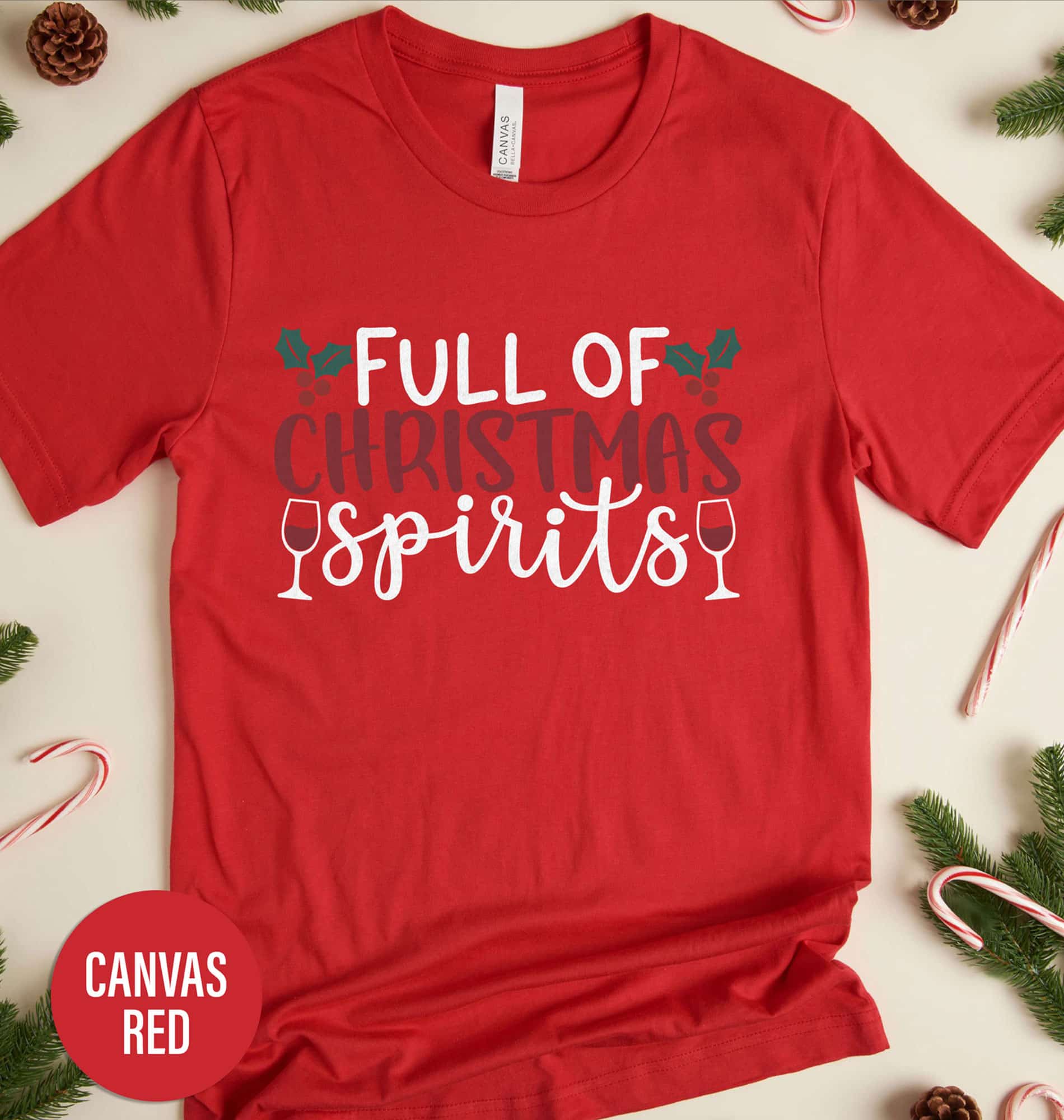 Spirited Christmas Shirt  Exclusive