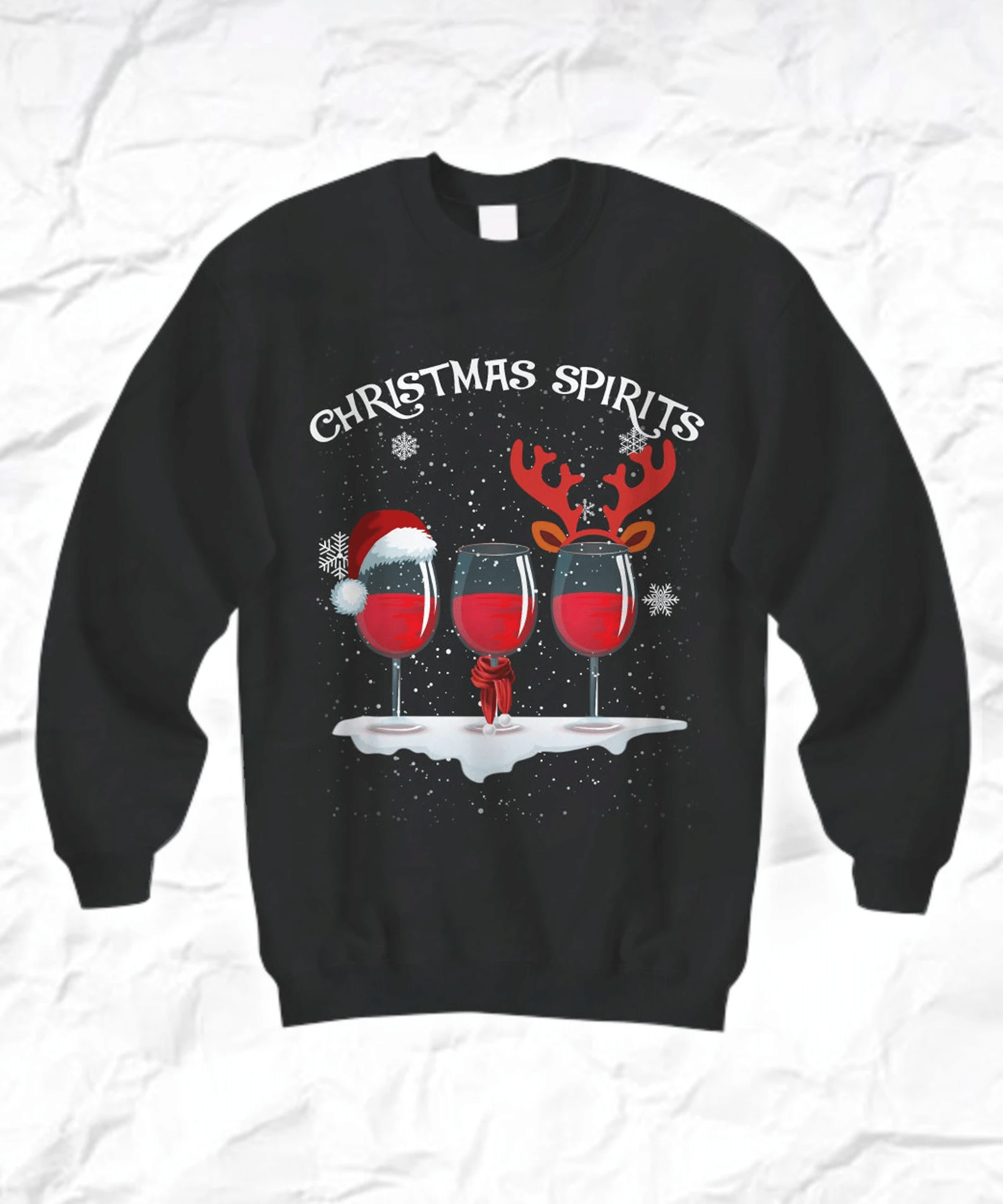 Spirits Drinking Ugly Christmas Sweater | For Men & Women | Adult | US1770- Best Christmas Gifts 2023