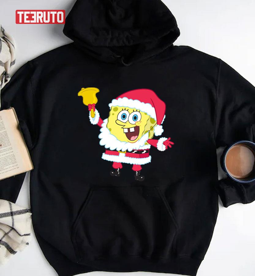 Spongebob As Santa For Christmas Halloween Unisex T-Shirt