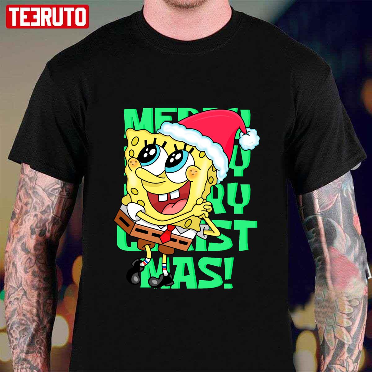 Spongebob Christmas Graphic Halloween Unisex T-Shirt