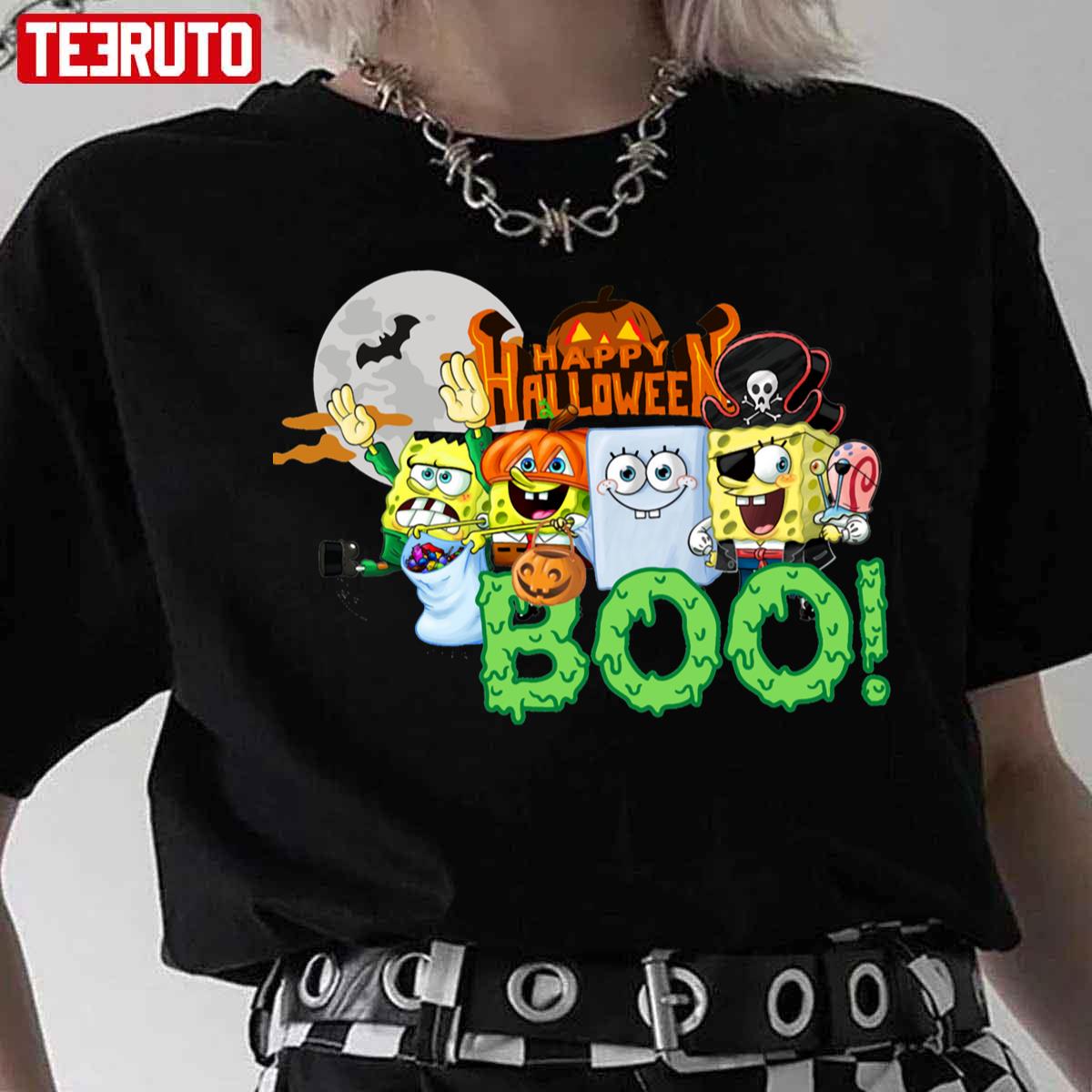 Spongebob Halloween Happy Halloween Day Unisex T-Shirt