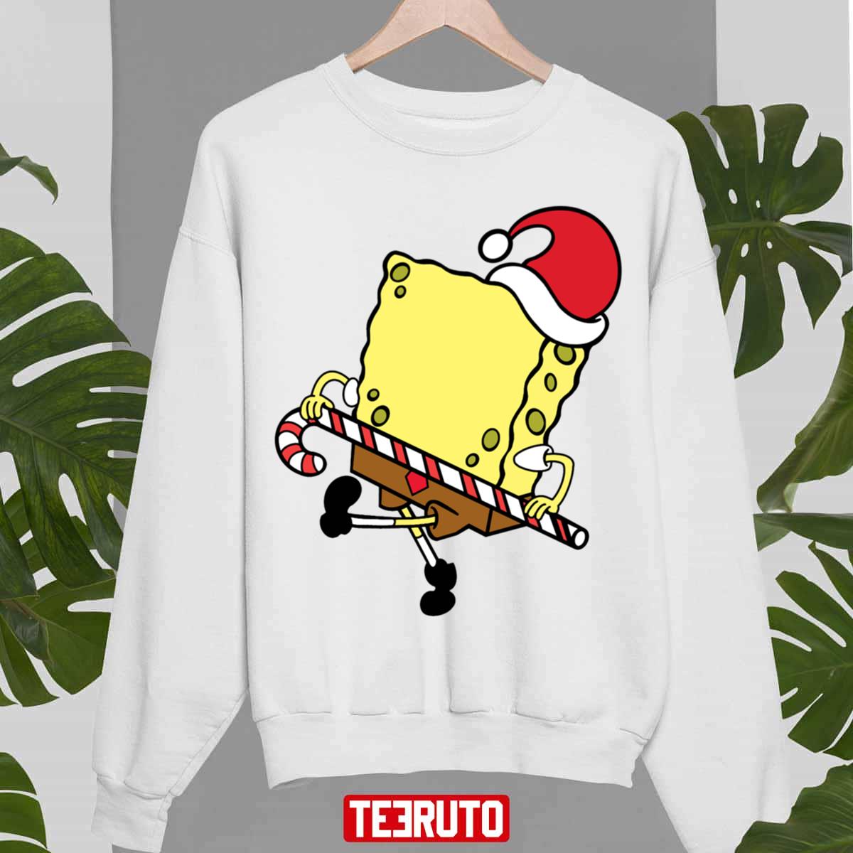 Spongebob With Cane Halloween Unisex Sweatshirt