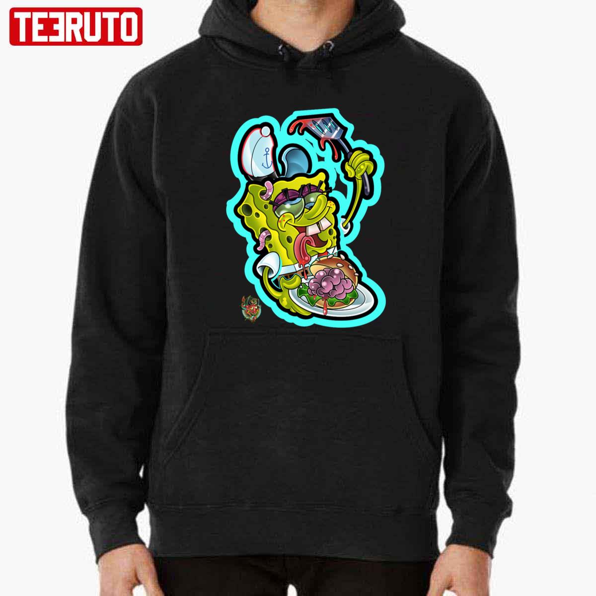 Spongebob Zombie Halloween Unisex T-Shirt