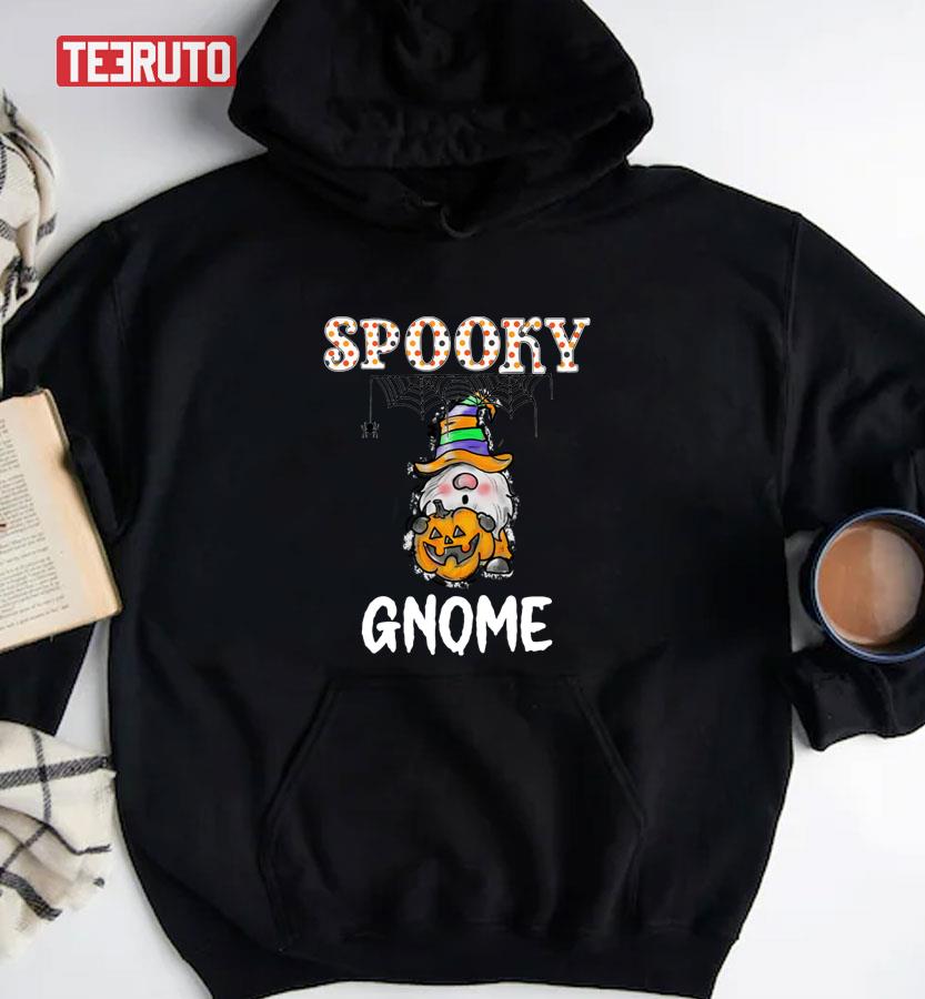 Spooky Gnome Pumpkin Gnome Halloween Unisex T-Shirt