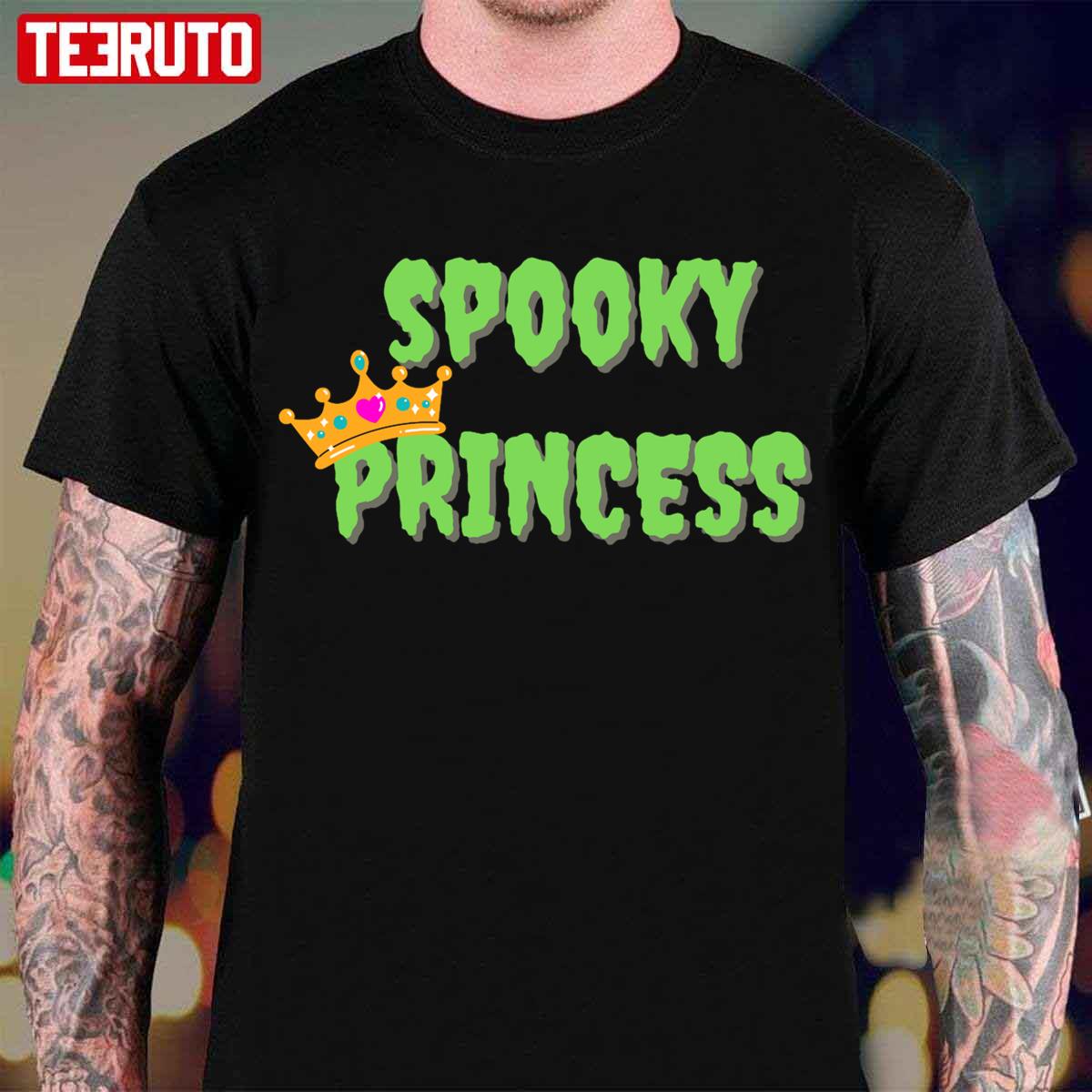 Spooky Princess Green Art0 Art1 Halloween Unisex T-Shirt