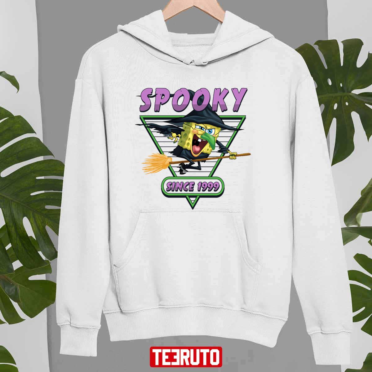 Spooky Since Graphic999 Witchbob Halloween Spongebob Unisex Sweatshirt