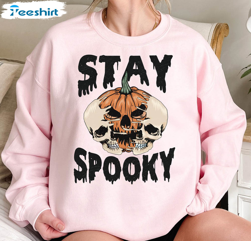 Spooky Vibe Shirt, Halloween Stay Spooky Sweater Unisex Hoodie