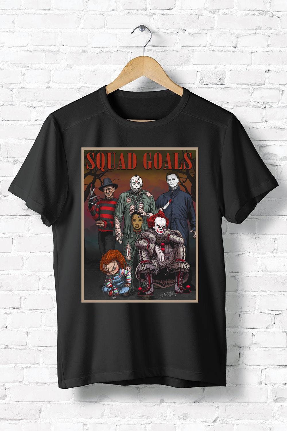 Squad Goals Halloween Horror Killers T-Shirt