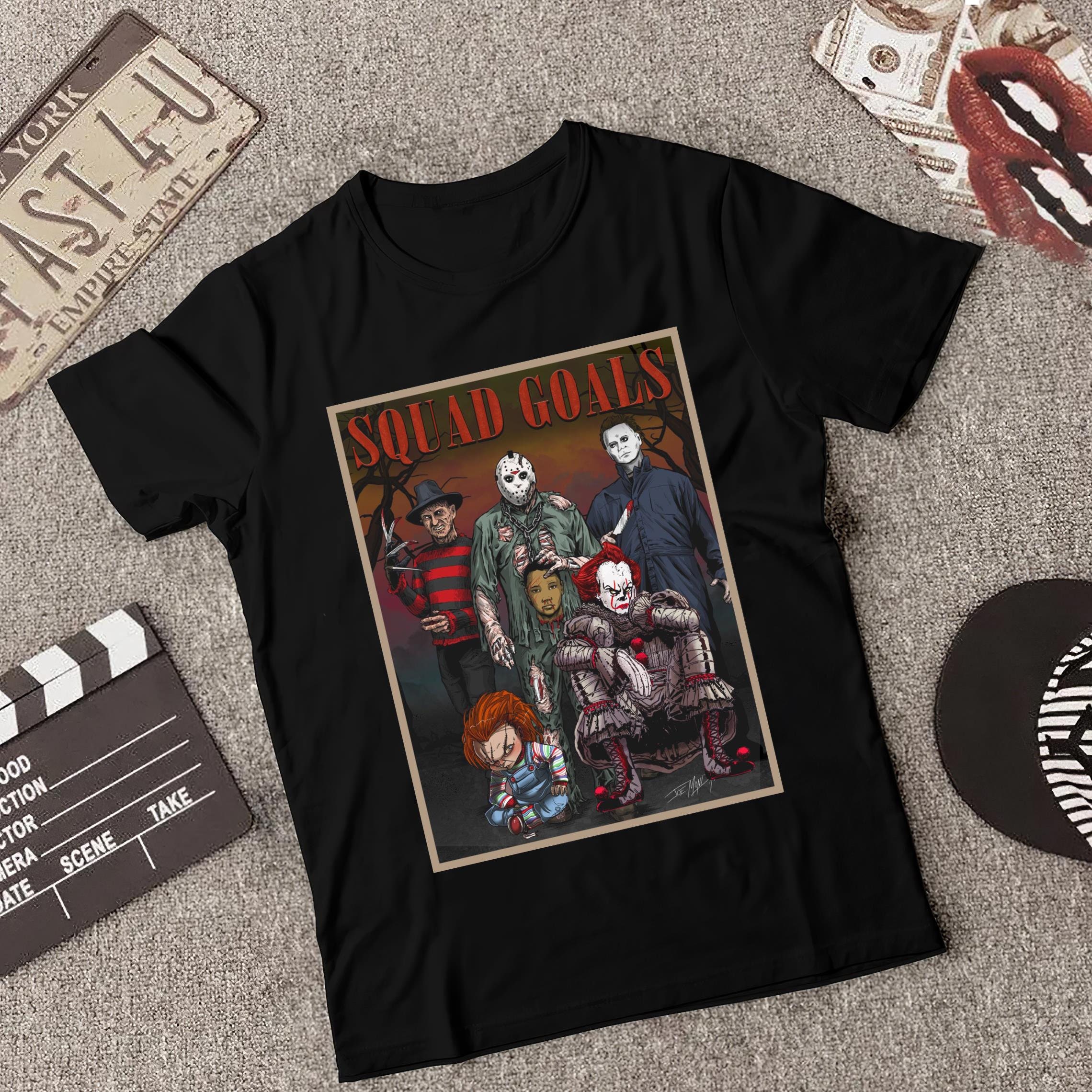 Squad Goals Halloween Horror Killers T-Shirt