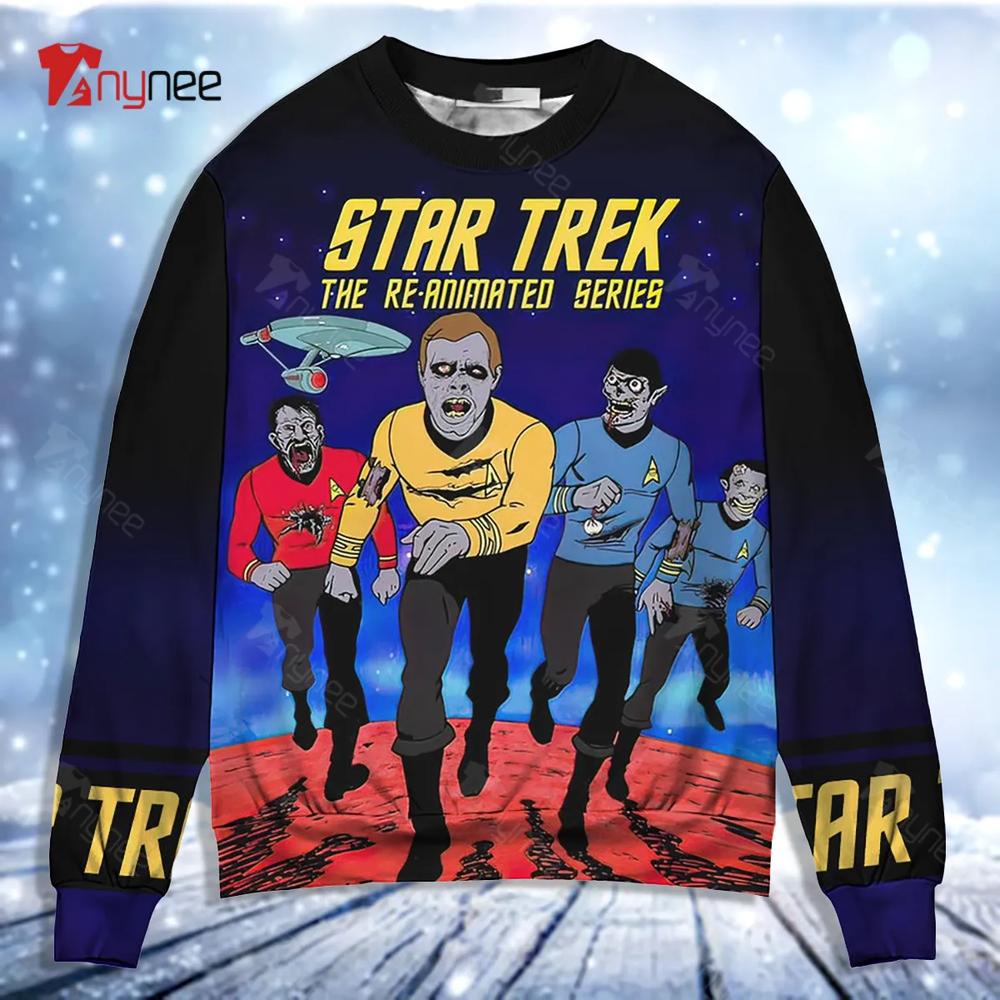 Star Trek The Animated Series Ugly Christmas Sweater- Best Christmas Gifts 2023