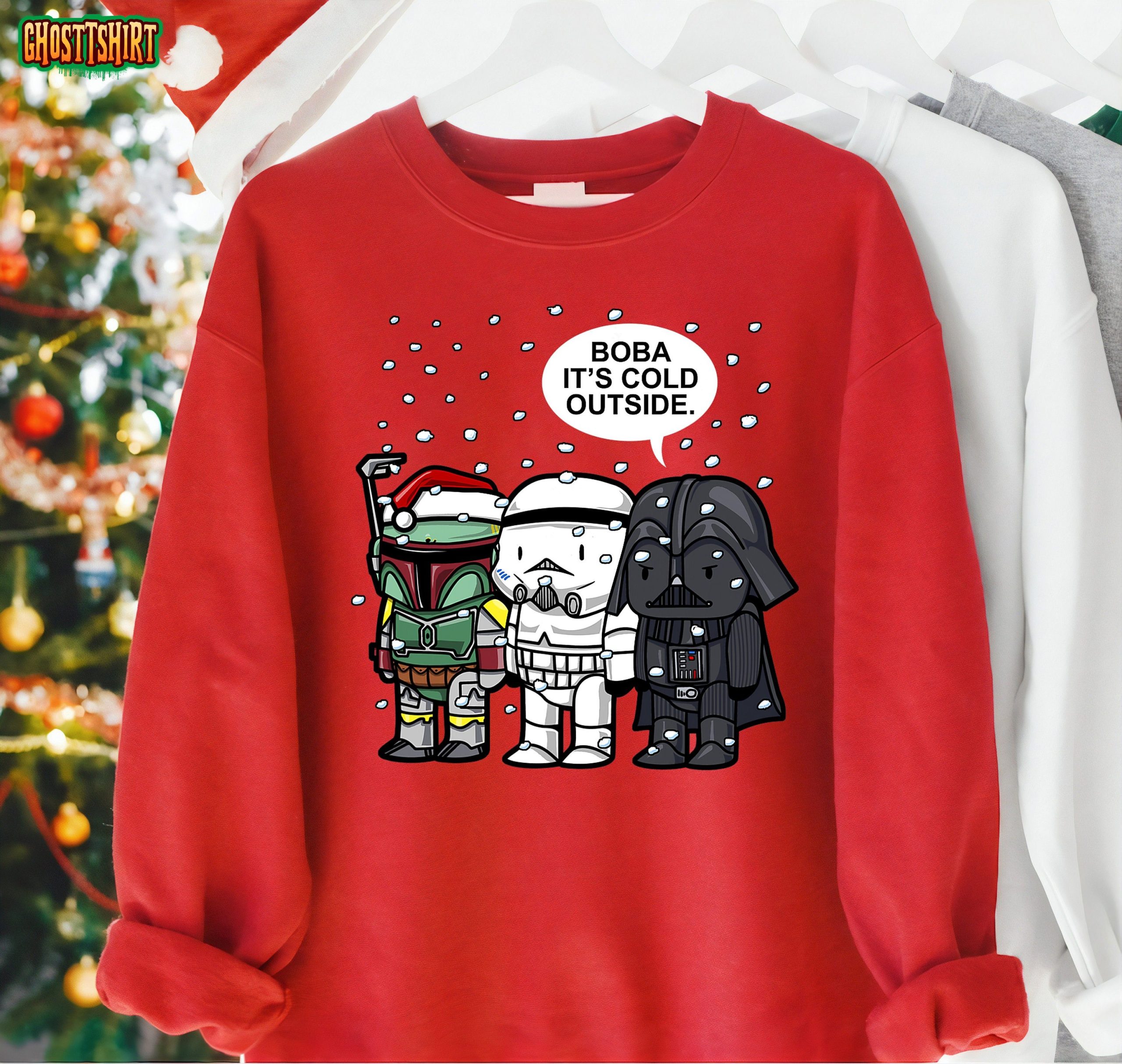 Star Wars Christmas Boba It’s Cold Outside Sweatshirt