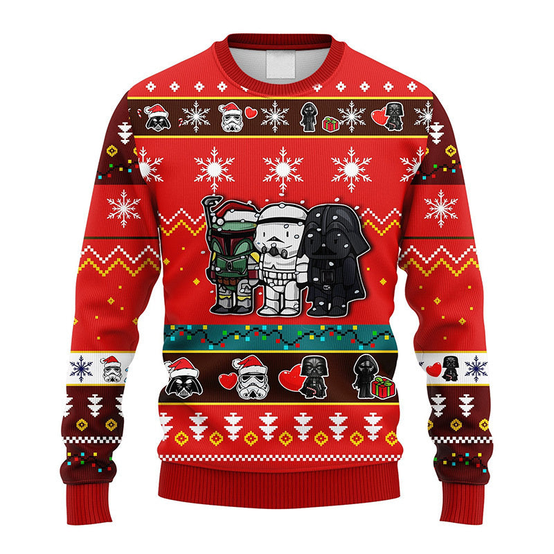 Star Wars Darth Vader Boba Fett Stormtrooper Ugly Sweater – Best Christmas Gifts 2023