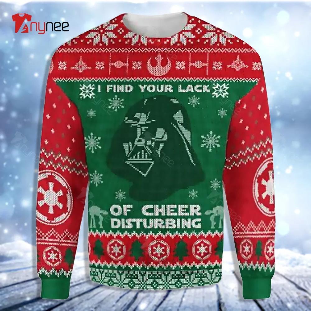 Star Wars Darth Vader Ugly Christmas Sweater- Best Christmas Gifts 2023