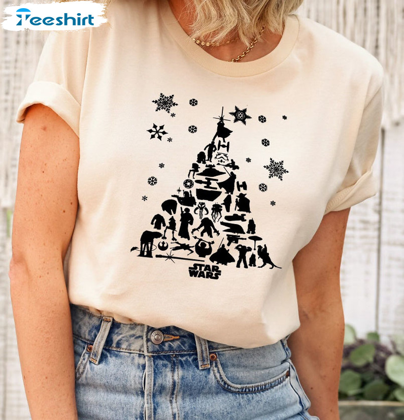 Star Wars Funny Christmas Shirt, Vintage Crewneck Sweatshirt