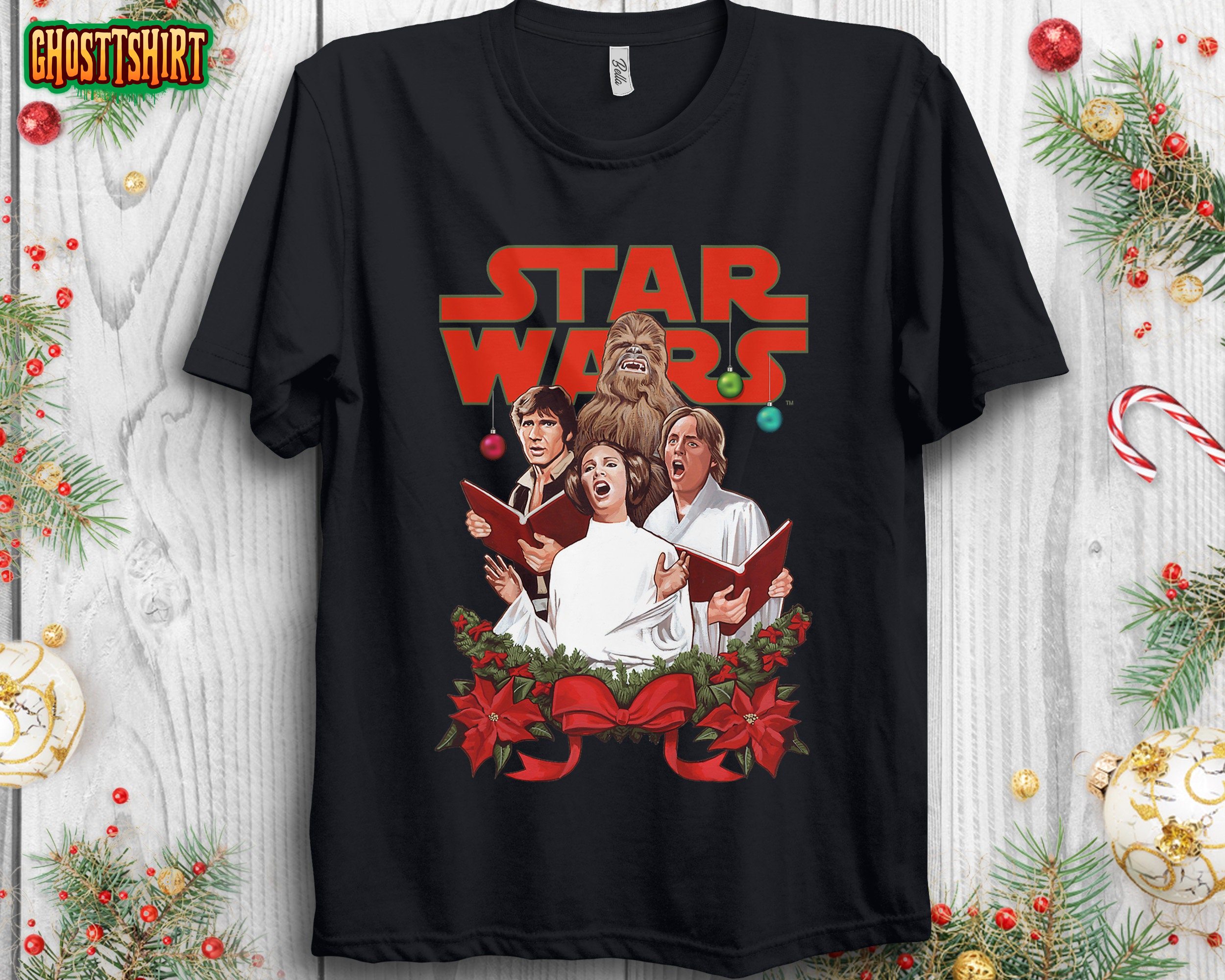 Star Wars Rebel Choir Christmas Lights Sweatshirt