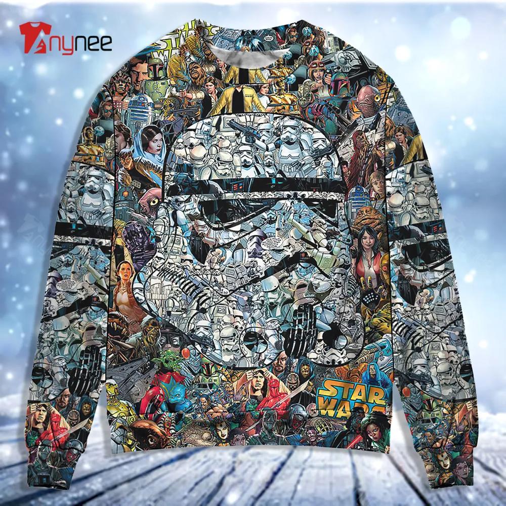 Star Wars Stormtrooper Let Me See Your Identification Ugly Christmas Sweater- Best Christmas Gifts 2023